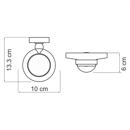 Мыльница хром WasserKraft Nau K-7729