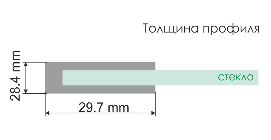 Душевая дверь 120x200см WasserKraft Berkel 48P05