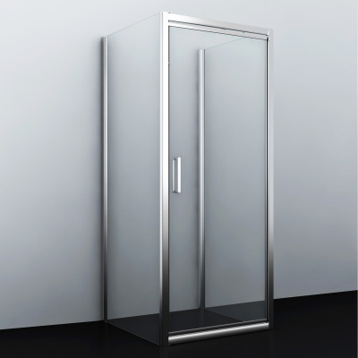 Душевой уголок 100x100x200см WasserKraft Salm 27I42
