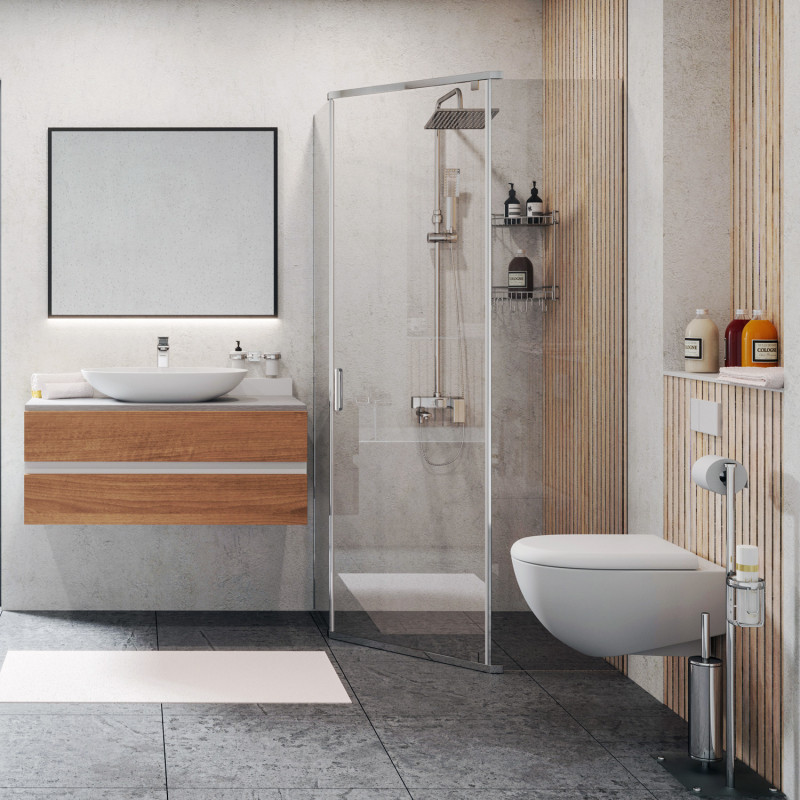 Душевой уголок 90x90x200см WasserKraft Leine 35P11