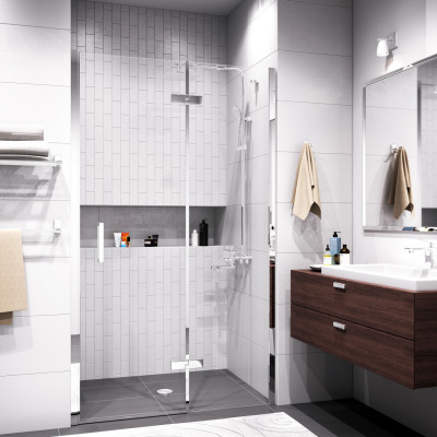 Душевая дверь правая 120x200см WasserKraft Aller 10H05R
