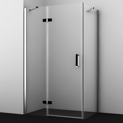 Душевой уголок левый 120x100x200см WasserKraft Aller 10H10LBLACK