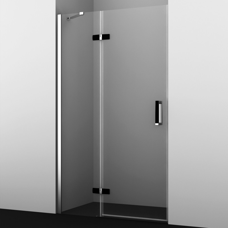 Душевая дверь левая 120x200см WasserKraft Aller 10H05LBLACK MATT