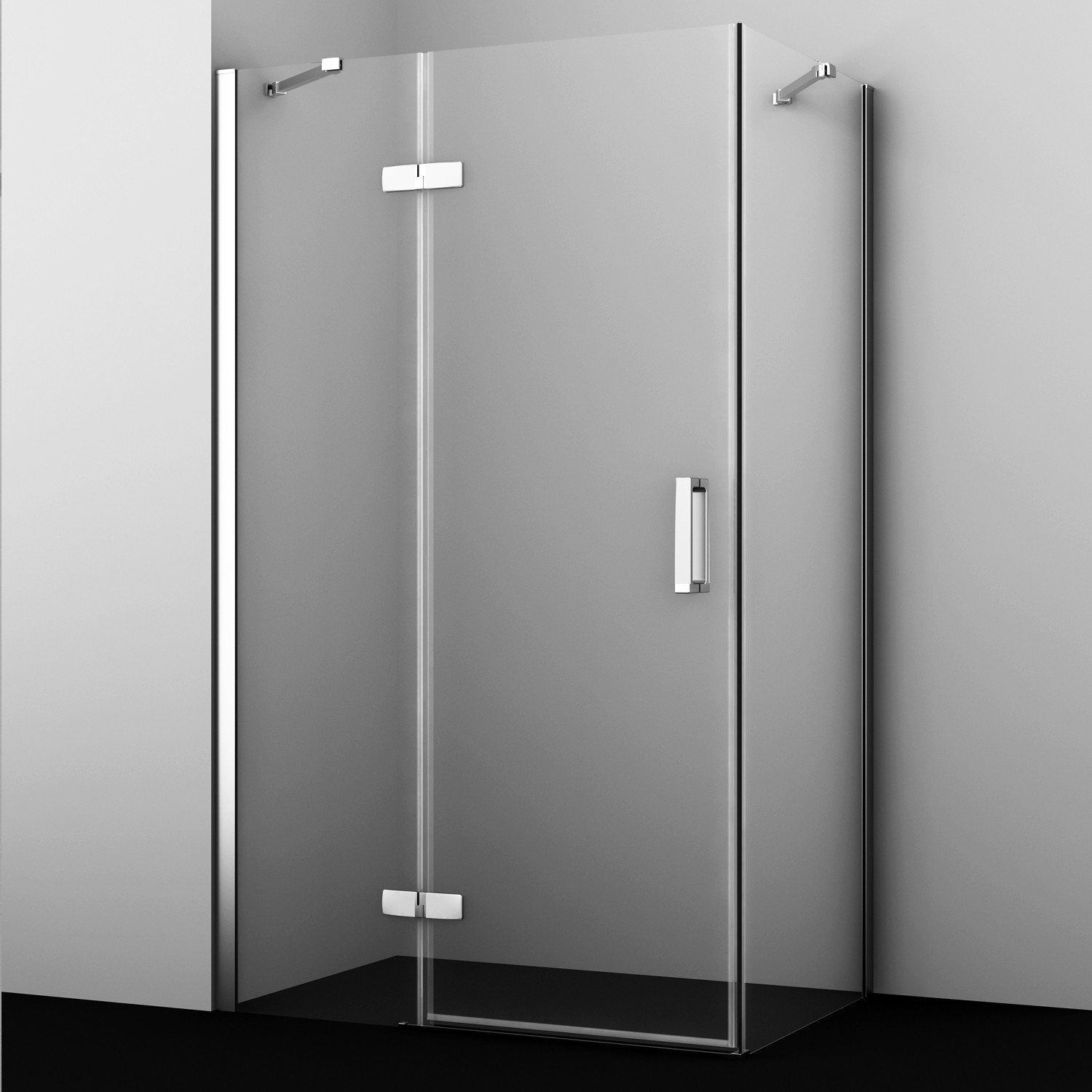 Душевой уголок левый 120x80x200см WasserKraft Aller 10H06LWHITE