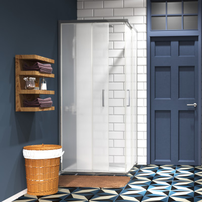 Душевой уголок матовое стекло 90x90x200см WasserKraft Main 41S03 Matt glass