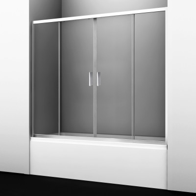 Душевая шторка 170х150см Wasserkraft Lippe 45S02-170
