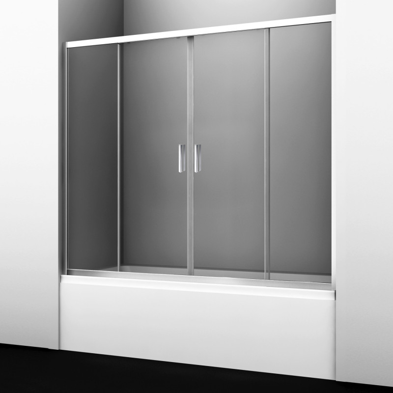 Душевая шторка 170х150см Wasserkraft Lippe 45S02-170