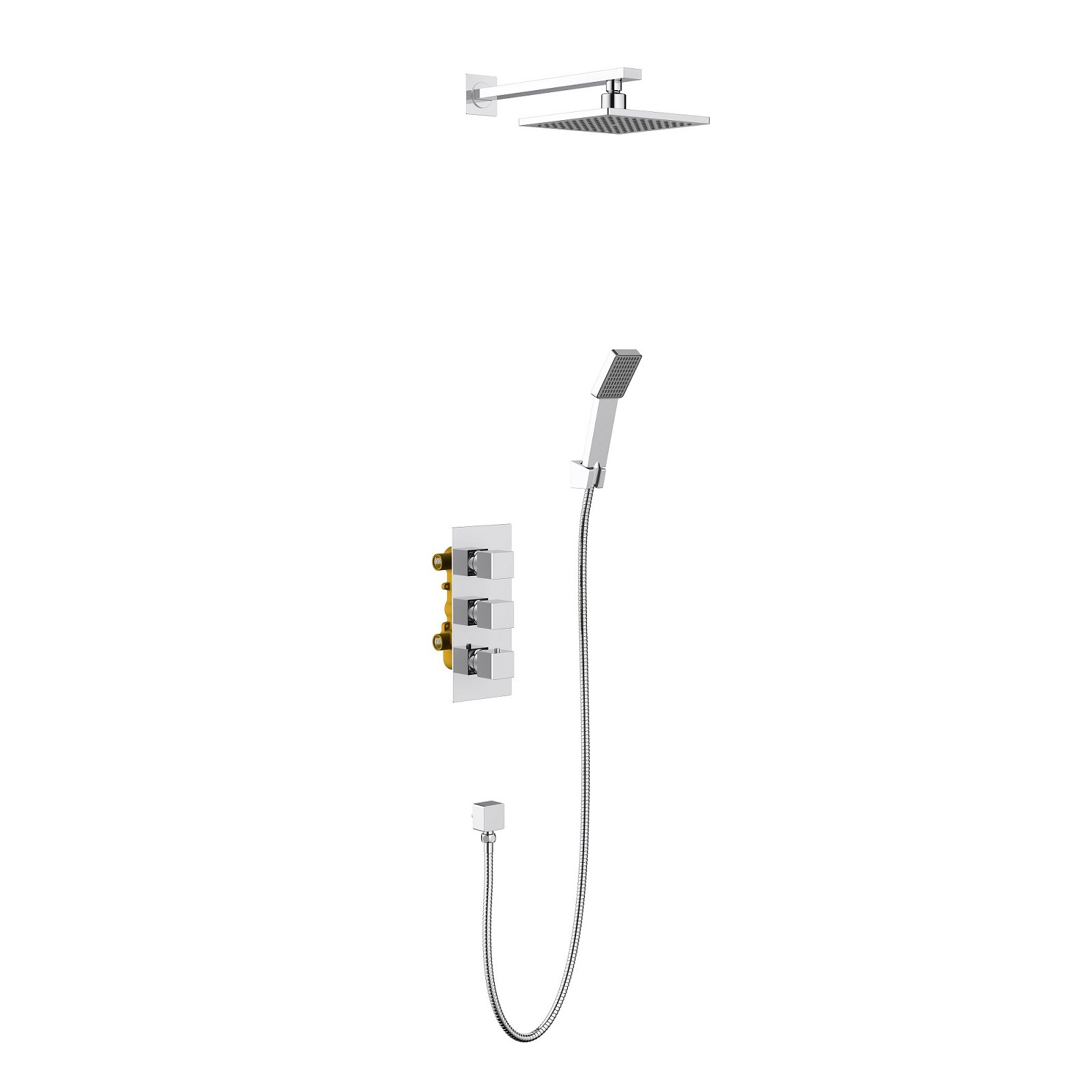 Душевая система встроенная с термостатом Timo Tetra-Thermo SX-0179/00SM Хром
