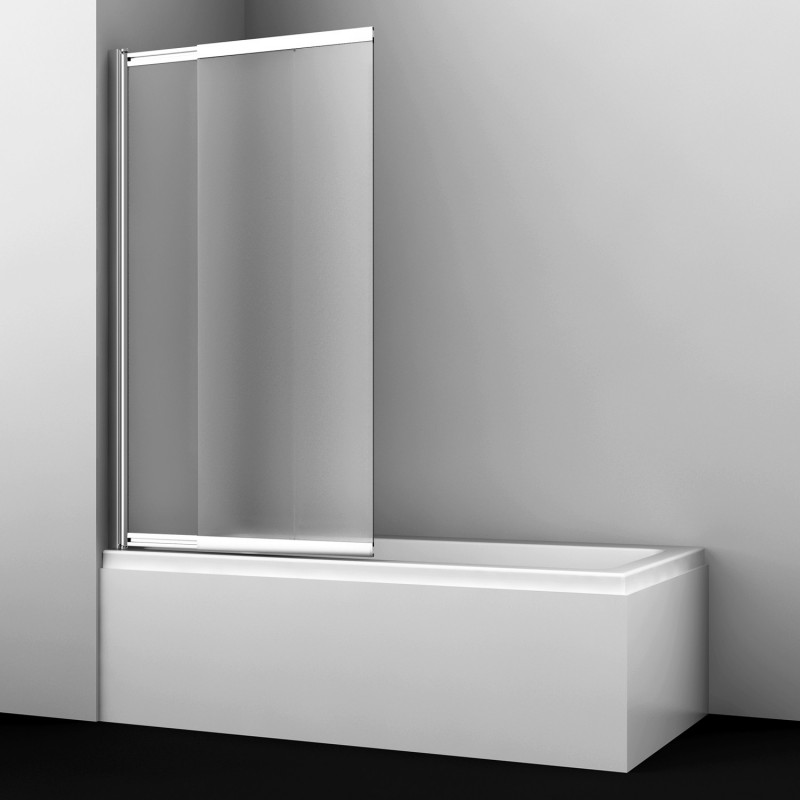 Душевая шторка матовое стекло 100х140см Wasserkraft Main 41S02-100L Matt glass