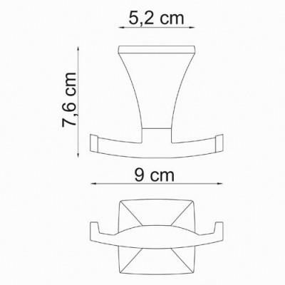 Крючок двойной, Wern, WasserCraft, K-2523D