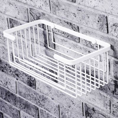 Полка металлическая белая WasserKRAFT K-711WHITE