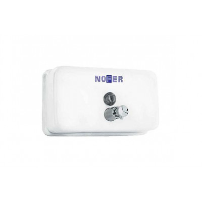 Диспенсер для мыла белый Nofer 03002.W