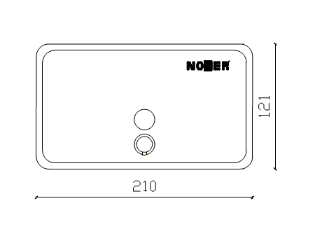 Диспенсер для мыла белый Nofer 03002.W
