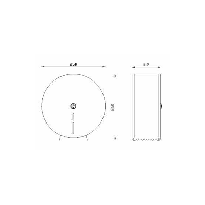 Диспенсер для туалетной бумаги Nofer 05001.S