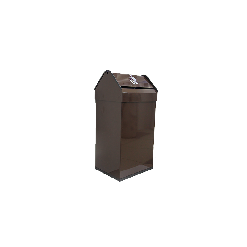 Напольное ведро из стали коричневое 41 л Nofer 14118.2 Br