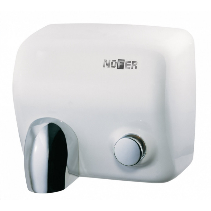 Сушилка для рук белая Nofer 01100.W