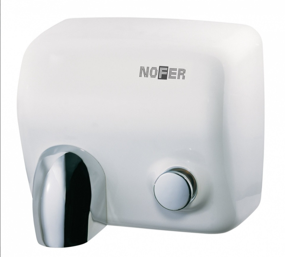 Сушилка для рук белая Nofer 01100.W
