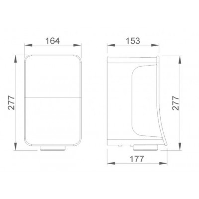 Сушилка для рук голубая Nofer 01871.TQ