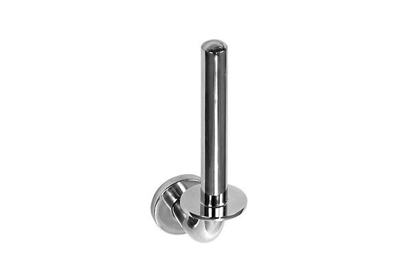 Держатель для туалетной бумаги вертикальный Nofer BRASS 16350.B глянцевый хром