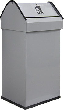 Напольное ведро из стали 40 л Nofer 14118.S