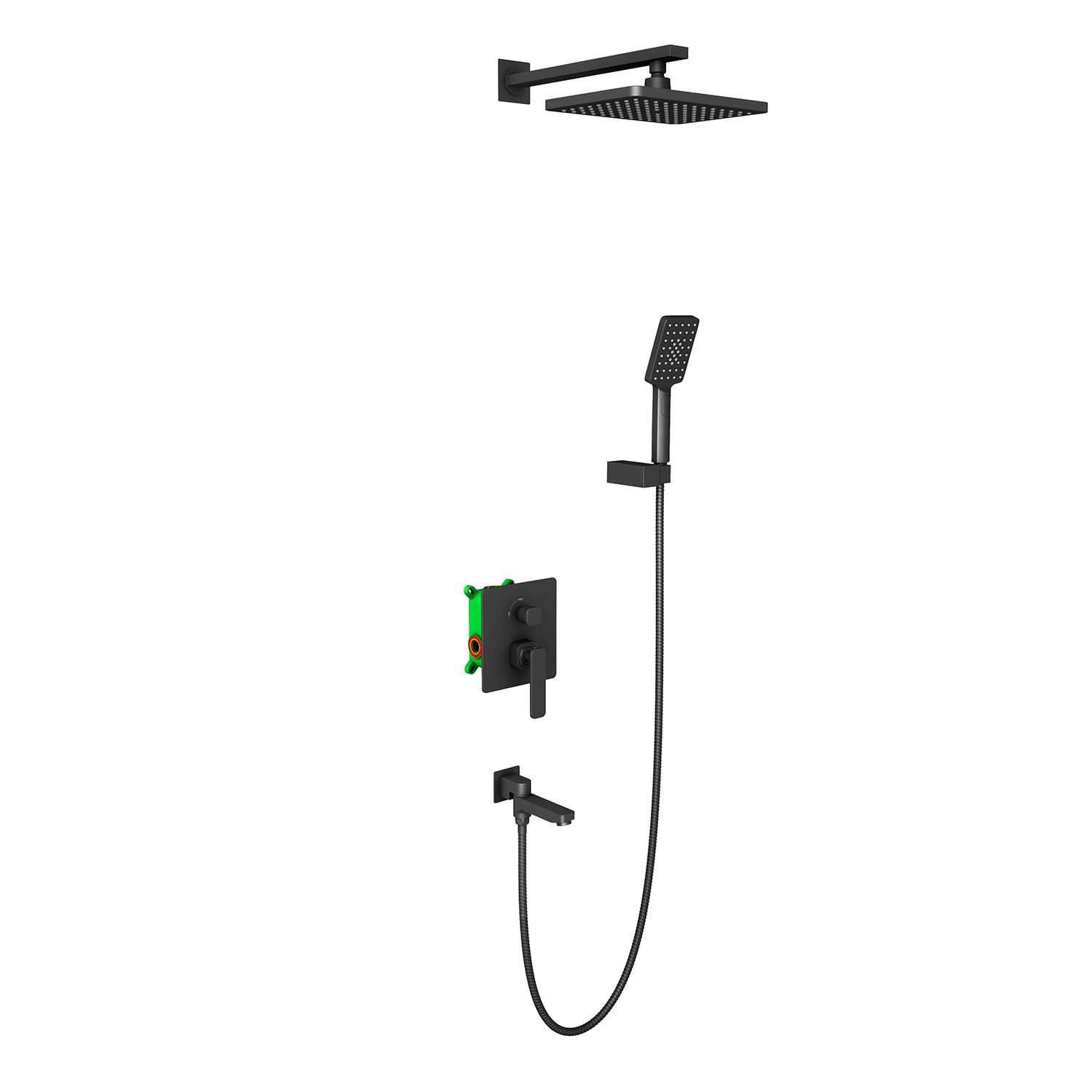 Душевая система встроенная Timo Torne SX-4399/03SM Черный