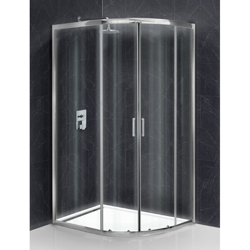 Душевой уголок 100x80 Belbagno UNO-195-RH-2-100/80-C-Cr