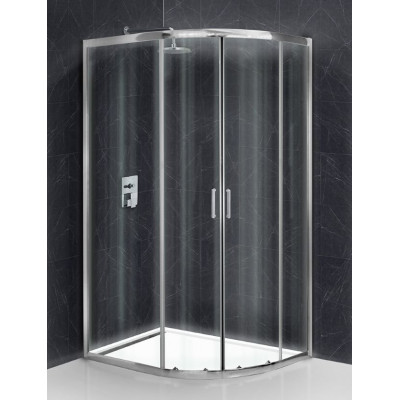 Душевой уголок 120x80 Belbagno UNO-195-RH-2-120/80-C-Cr