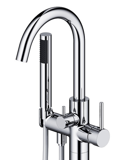 Смеситель для ванны напольный хром Timo Saona 2310/00Y-CR