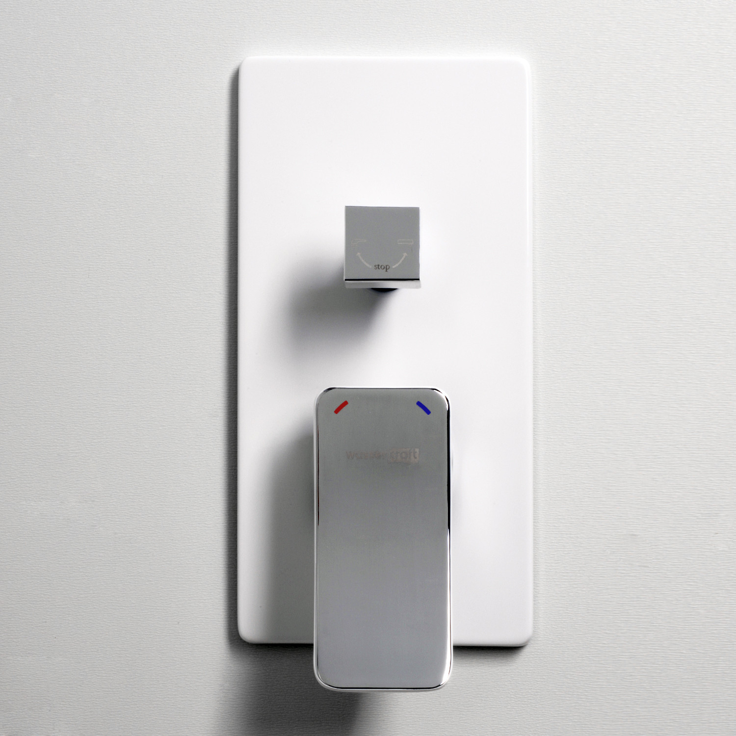 Смеситель для ванны и душа WasserKRAFT Aller 10641WHITE