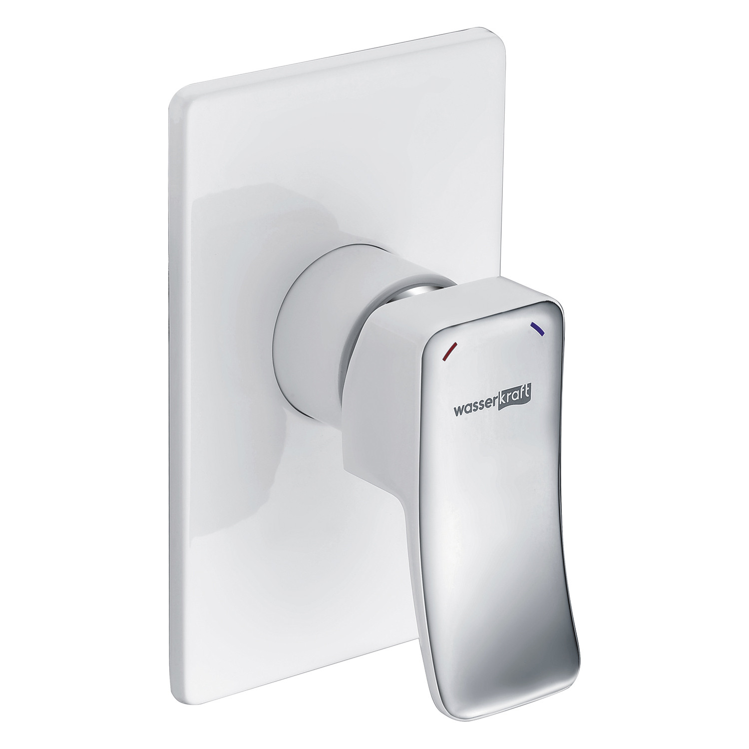 Смеситель для душа WasserKRAFT Aller 10651WHITE белый/хром