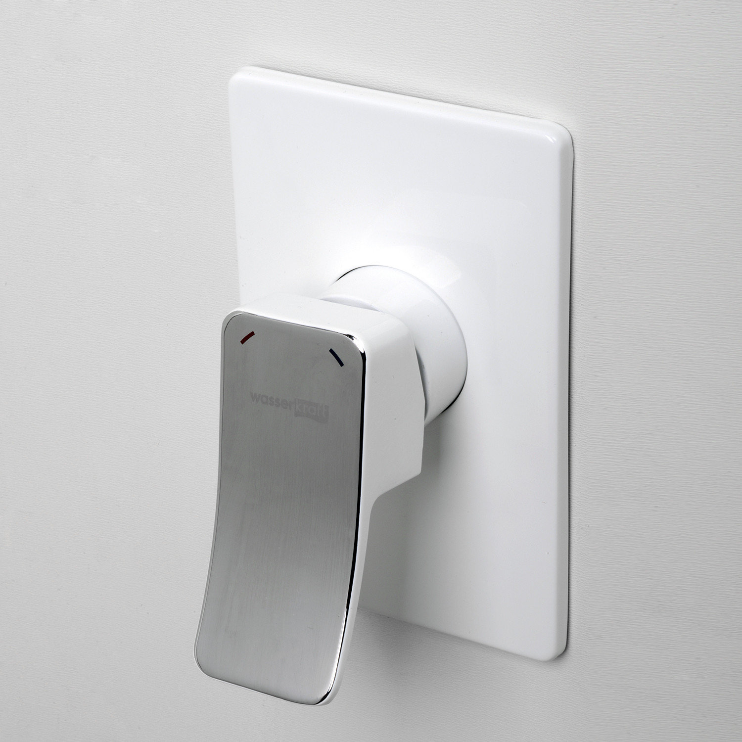Смеситель для душа WasserKRAFT Aller 10651WHITE белый/хром