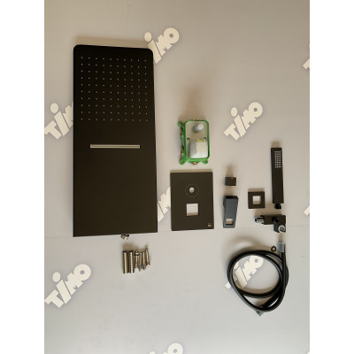 Душевая система скрытого монтажа чёрная Timo Briana SX-7139/03SM