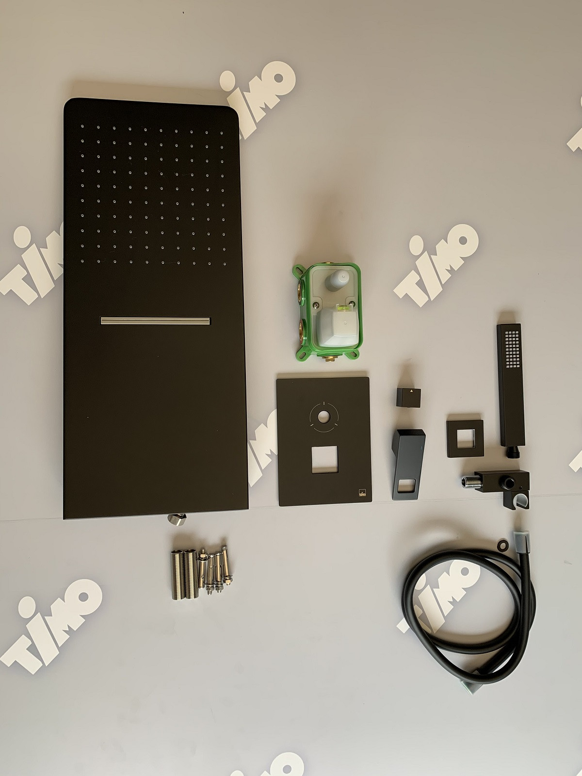 Душевая система скрытого монтажа чёрная Timo Briana SX-7139/03SM