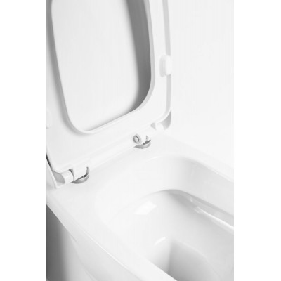Сидение для унитаза с металлическими креплениями, Belbagno, BB128SC