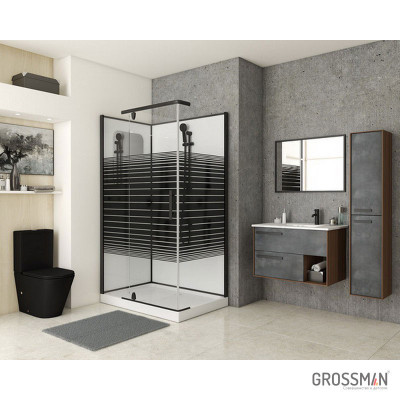 Душевая кабина левая 120х80x205см Grossman GR-272QL