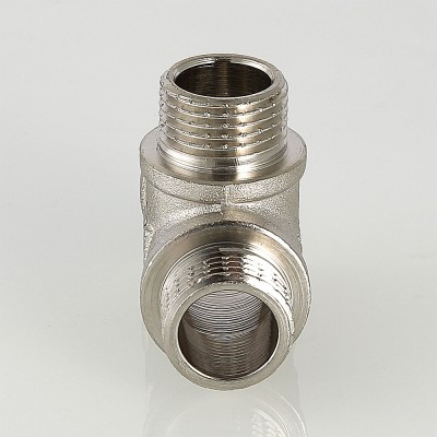 Тройник В-Н-Н 1/2" с двумя переходами на наружную резьбу Valtec VTr.133.N.0004
