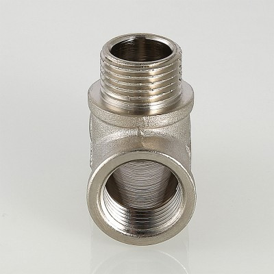 Тройник В-Н-Н 1/2" с двумя переходами на наружную резьбу Valtec VTr.133.N.0004