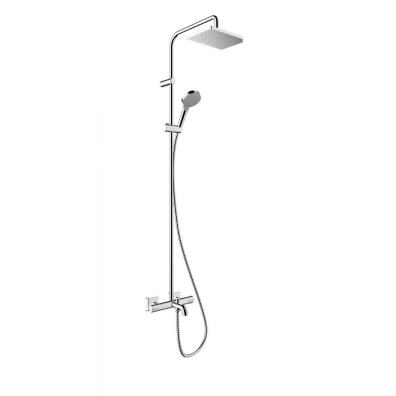 Душевая система хром Hansgrohe Showerpipe 230 1jet с термостатом 26284000