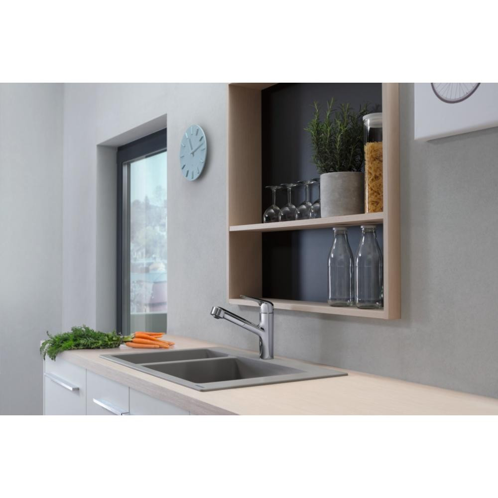 Смеситель для кухни хром Hansgrohe Focus M42 71814000