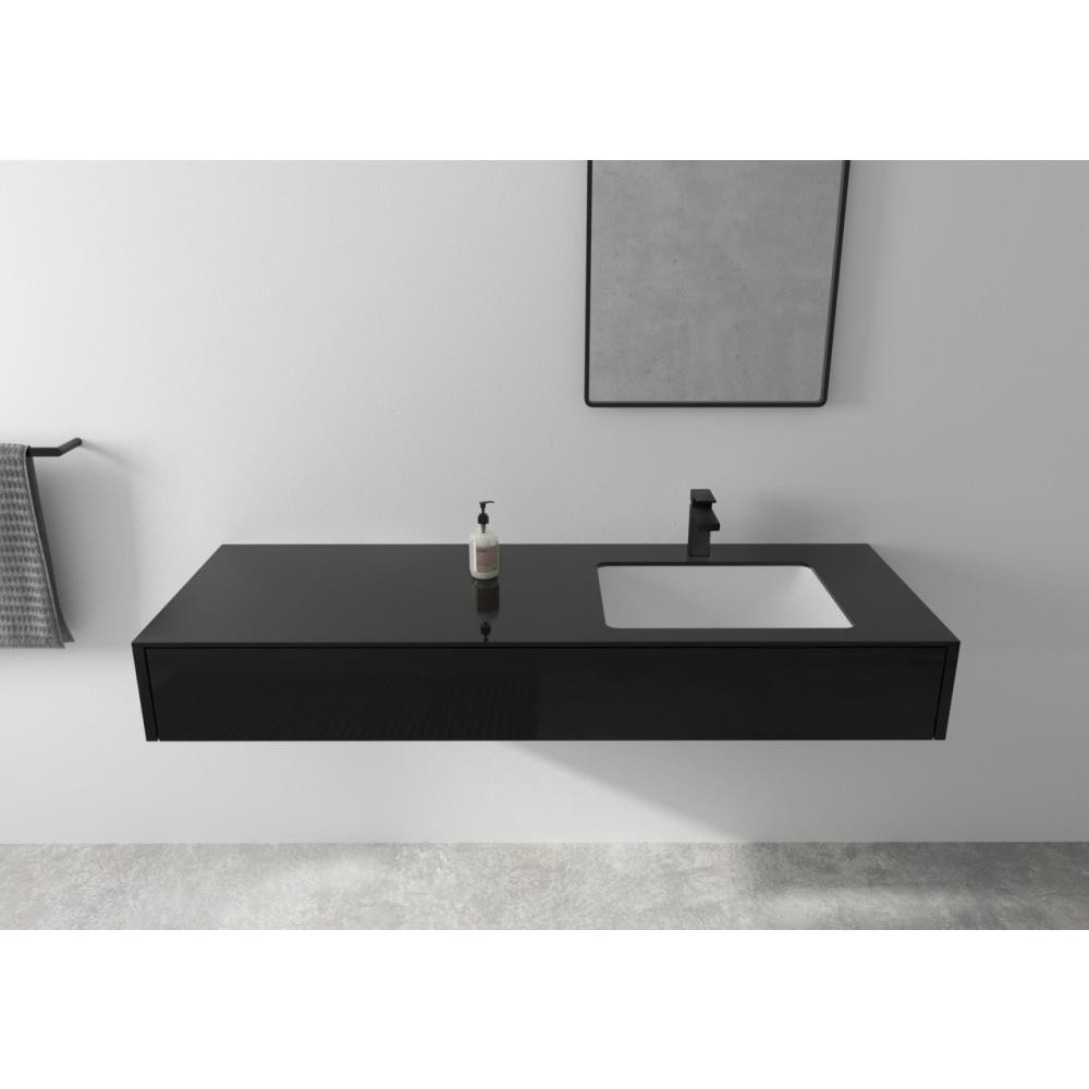 Смеситель для раковины чёрный Hansgrohe Vernis Shape 71569670