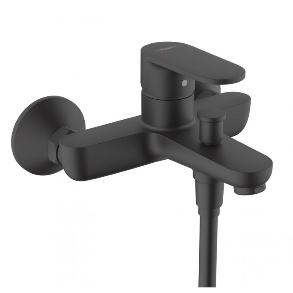 Смеситель для ванны чёрный Hansgrohe Vernis Blend 71440670