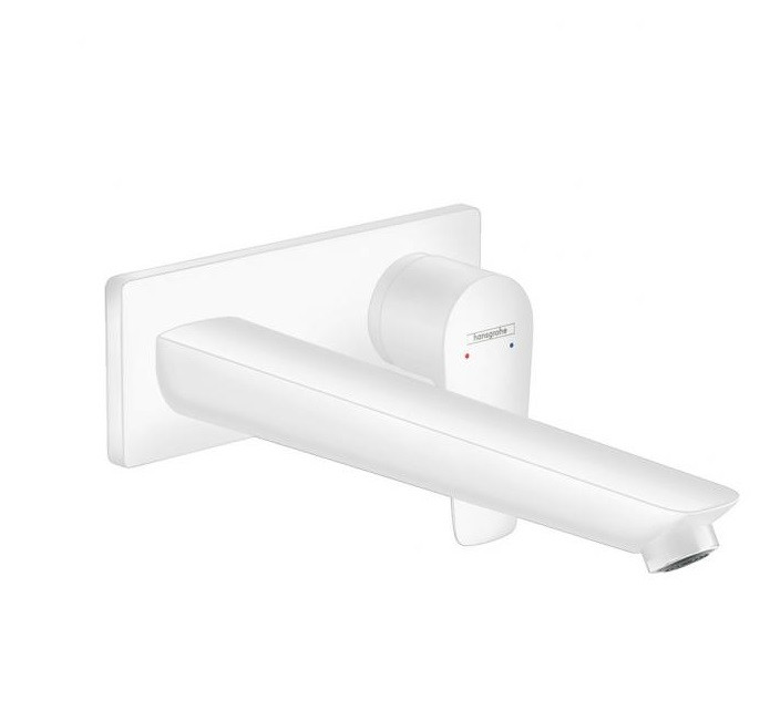 Смеситель для раковины встраиваемый белый Hansgrohe Talis E 71734700