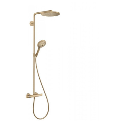 Душевая система с термостатом бронза Hansgrohe Raindance Select S Showerpipe 240 1jet 27633140