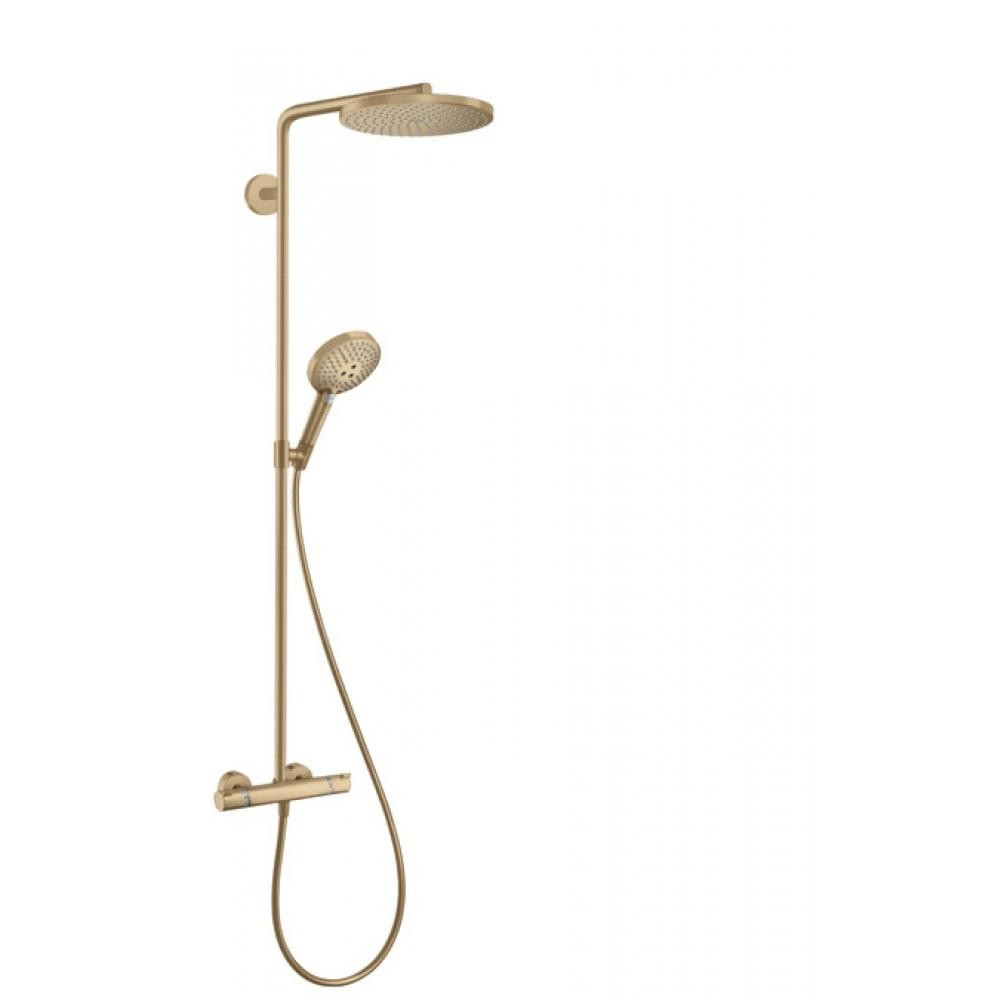 Душевая система с термостатом бронза Hansgrohe Raindance Select S Showerpipe 240 1jet 27633140