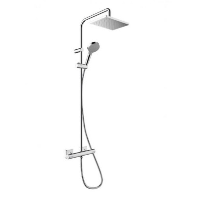 Душевая система Hansgrohe Vernis Shape Showerpipe 230 1jet с термостатом, хром, 26286000