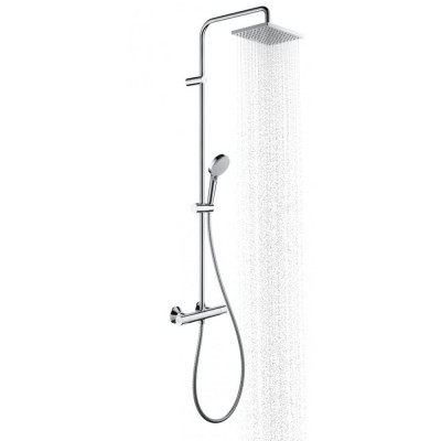 Душевая система Hansgrohe Vernis Shape Showerpipe 230 1jet с термостатом, хром, 26286000