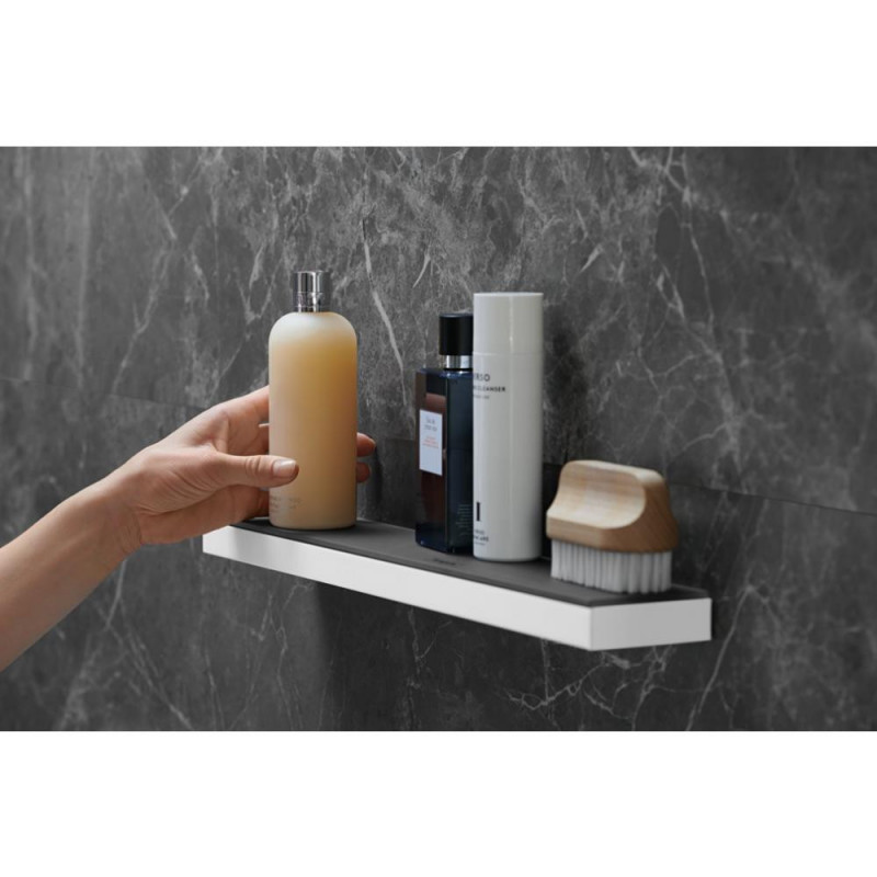 Полка для ванной стеклянная хром hansgrohe Rainfinity Shelf 500 26844000