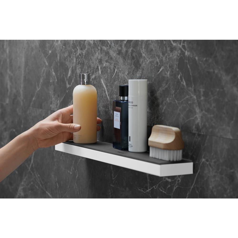 Полка для ванной стеклянная хром hansgrohe Rainfinity Shelf 500 26844000