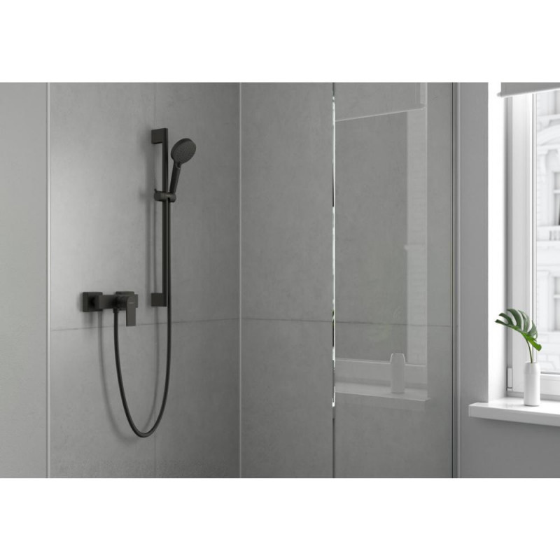 Смеситель для душа чёрный Hansgrohe Vernis Shape 71650670