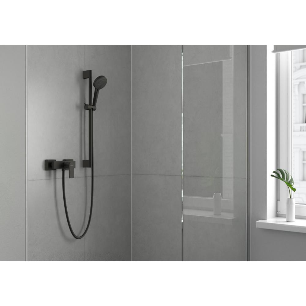 Смеситель для душа чёрный Hansgrohe Vernis Shape 71650670
